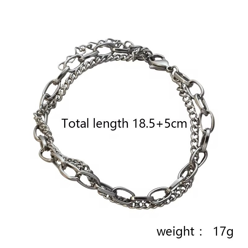 ダブルチェーンブレスレット