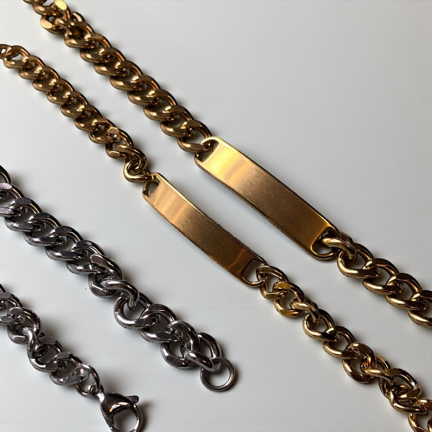 ペアチェーンブレスレット